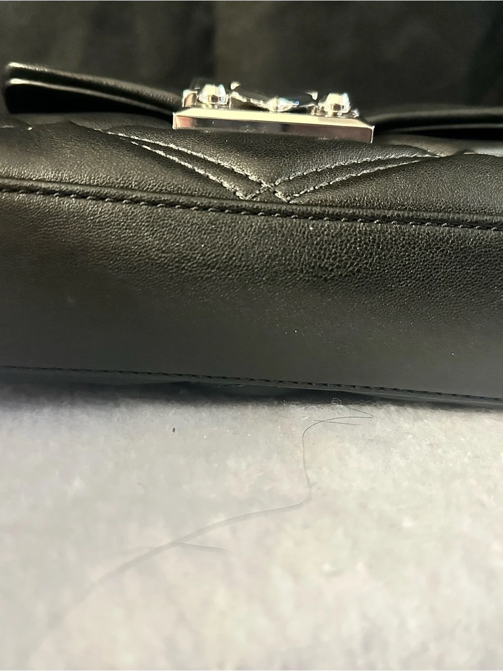 Michael Kors Quilted Black Chain Shoulder Bag